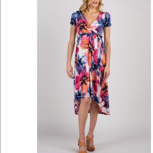 High Low Maternity Maxi - Picture 1 of 4